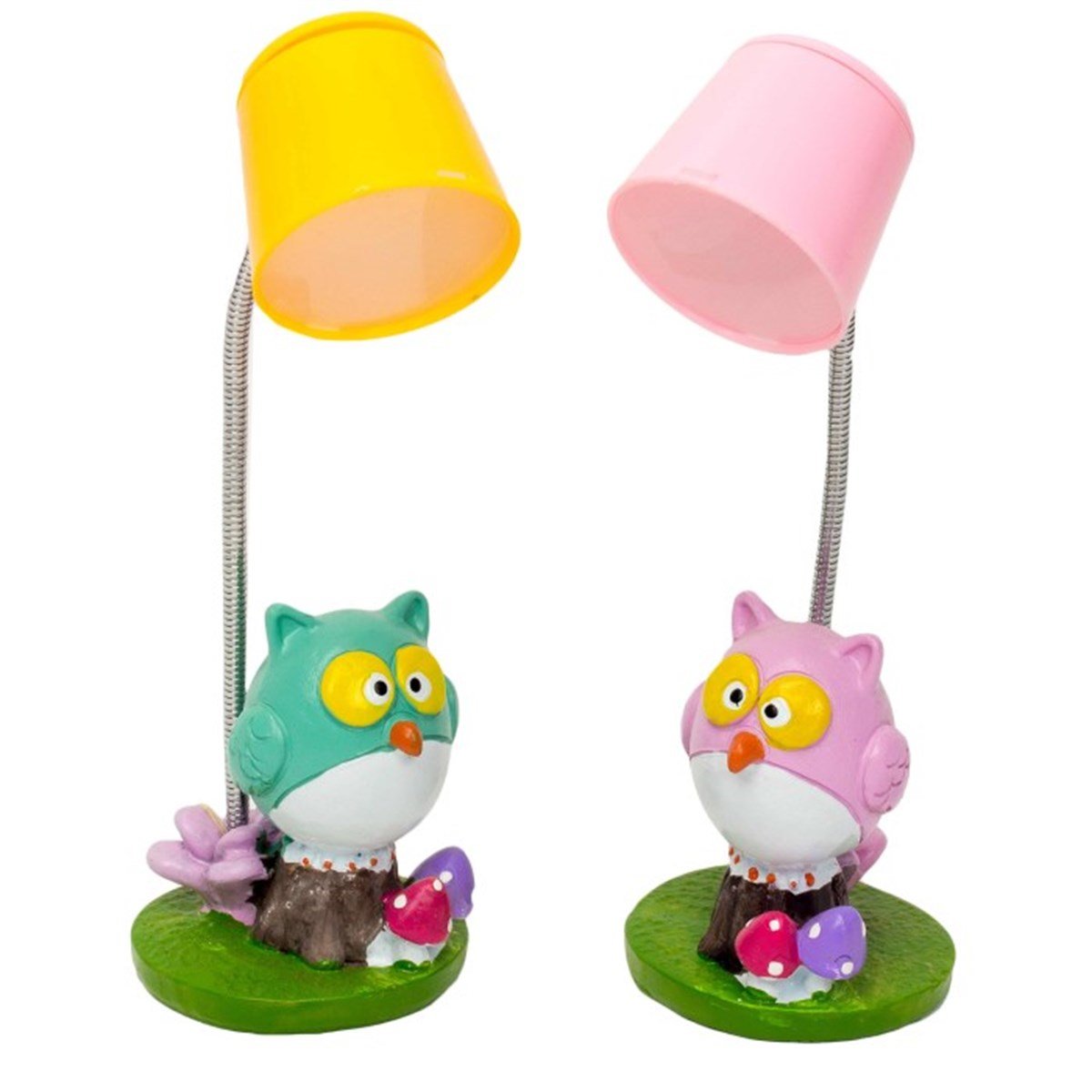 Baykuş Tasarımlı Mini Masa Lambası Lüx