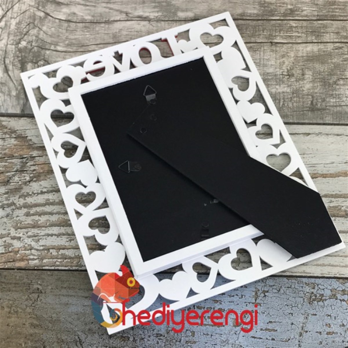 Canım Annem Temalı İsme Özel Ahşap Dik Resim Çerçevesi​ Büyük Boy