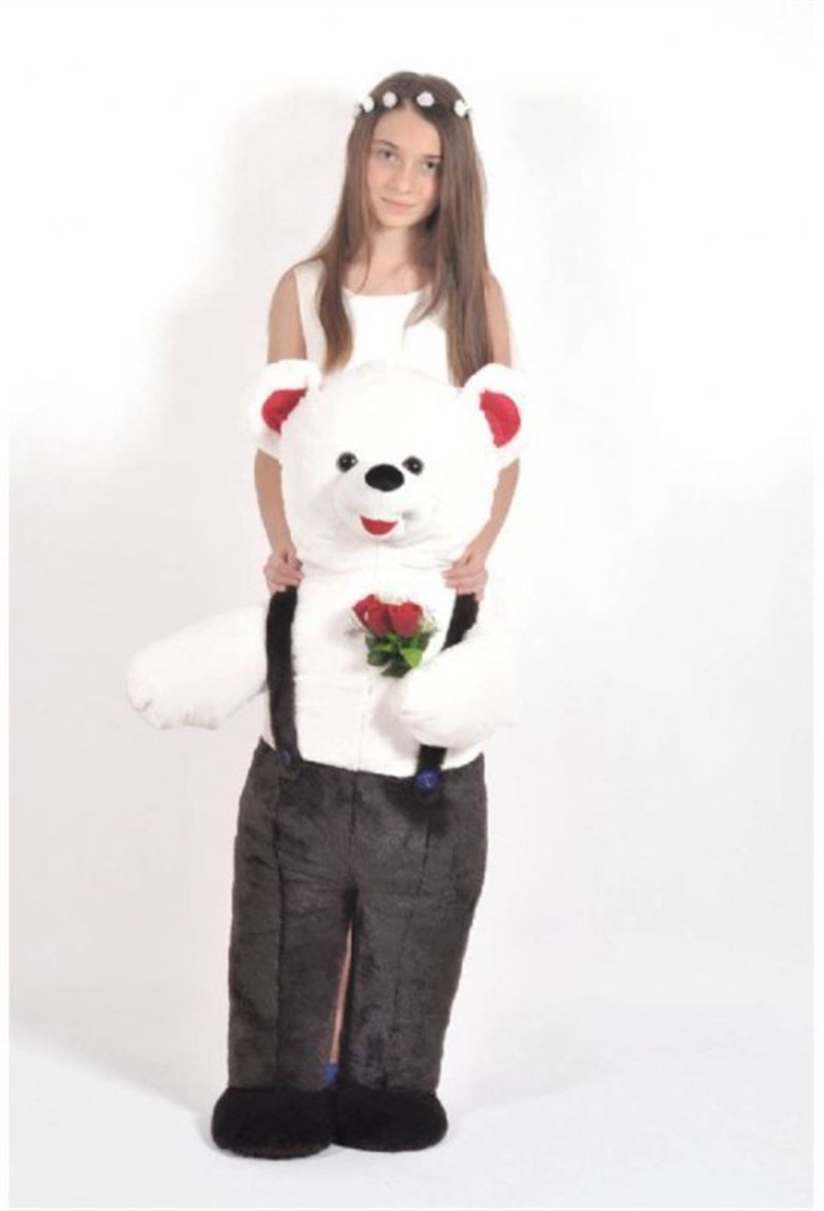 Çiçek Tutan Ayıcık 117 Cm