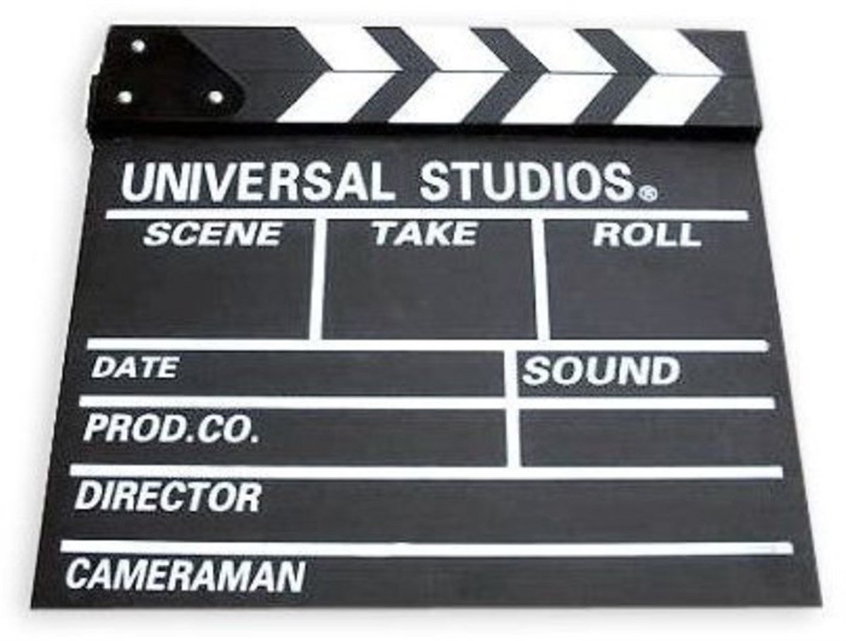 Clapperboard Sinema Klaketi Büyük Boy