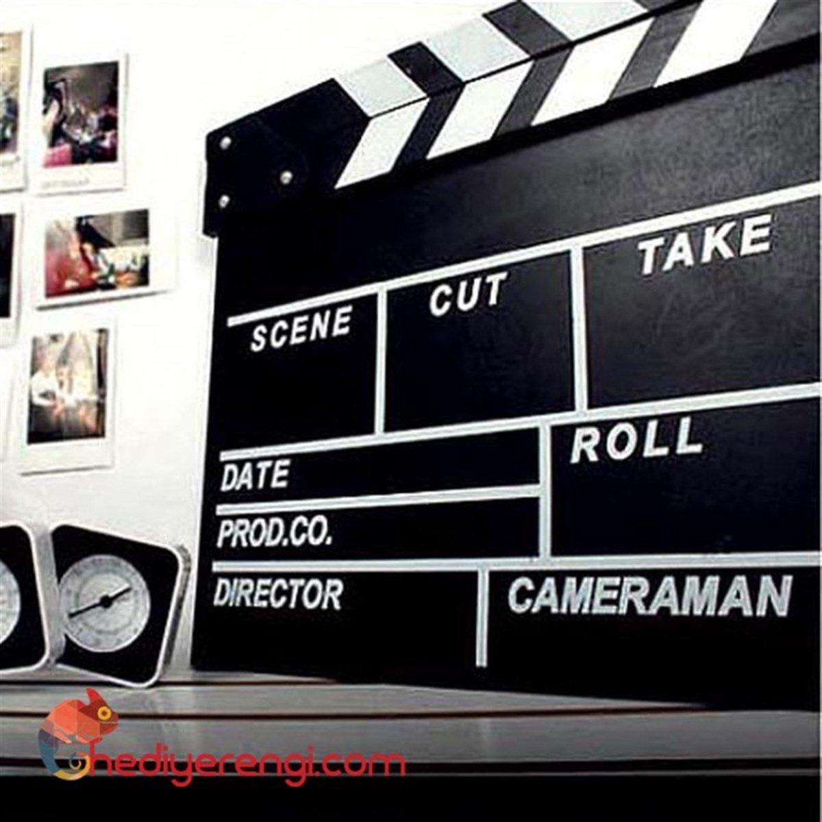 Clapperboard Sinema Klaketi Büyük Boy