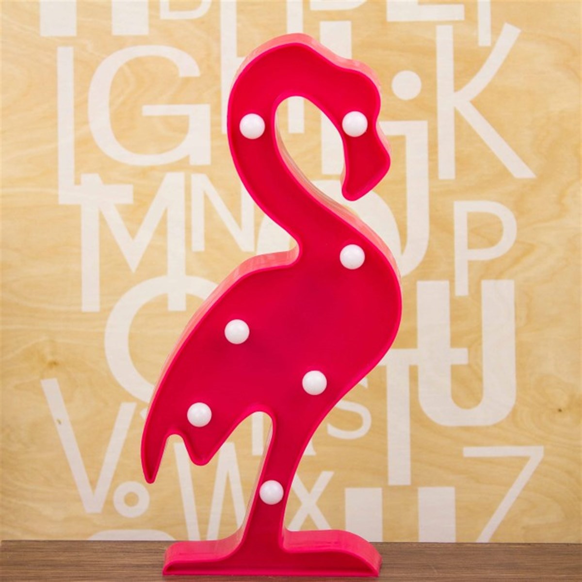 Flamingo Tasarımlı Ledli Gece Lambası 