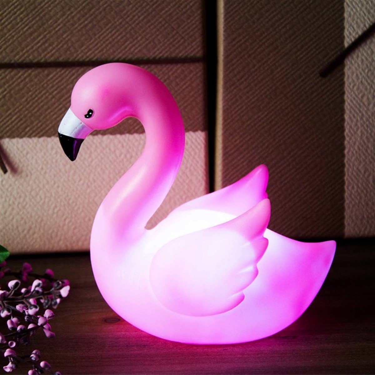 Flamingo Tasarımlı Ledli Gece Lambası