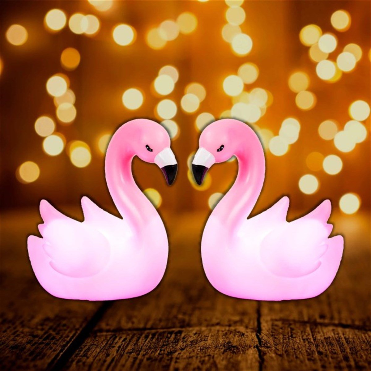 Flamingo Tasarımlı Ledli Gece Lambası