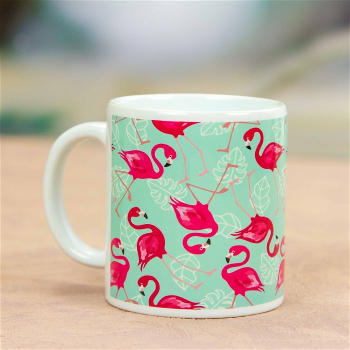 Flamingo Temalı Defter Kupa ve Kalem Seti