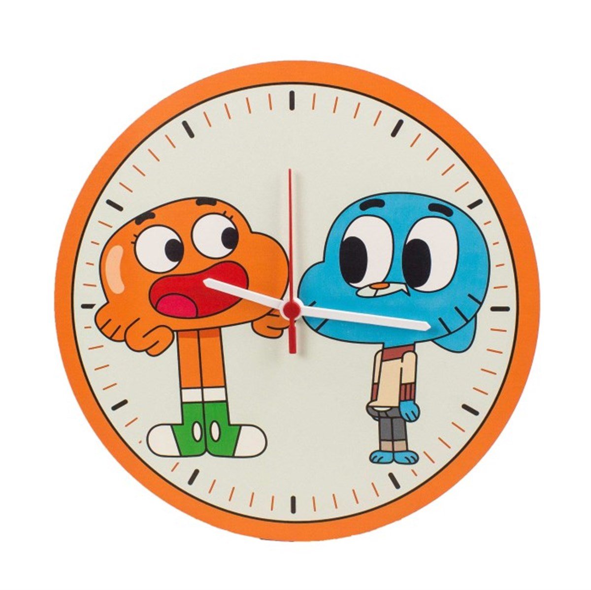 Gumball Darwin Tasarımlı Ahşap Duvar Saati​