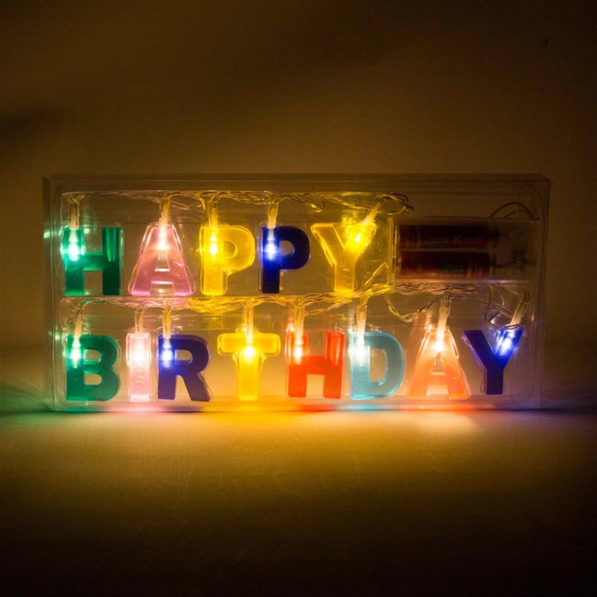 Happy Bırthday Yazılı Işıklı Led