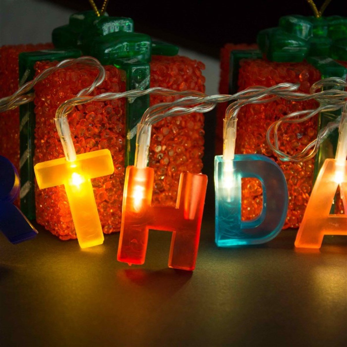 Happy Bırthday Yazılı Işıklı Led