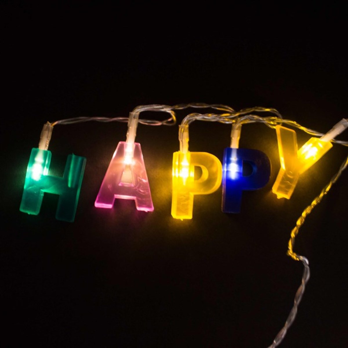 Happy Bırthday Yazılı Işıklı Led