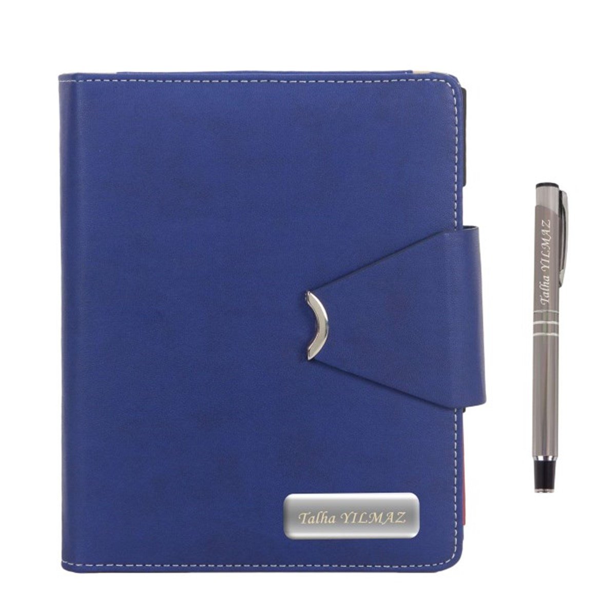İsme Özel 2020 Organizerli Ajanda ve Kalem Seti - Lacivert