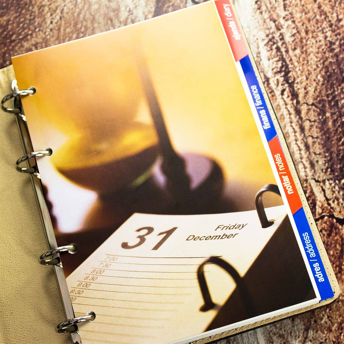 İsme Özel 2021 Organizerli Ajanda ve Kalem Seti - Lacivert