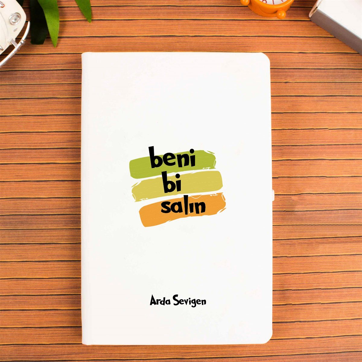 İsme Özel Beni Bi Salın Temalı Defter Kupa Bardak Seti