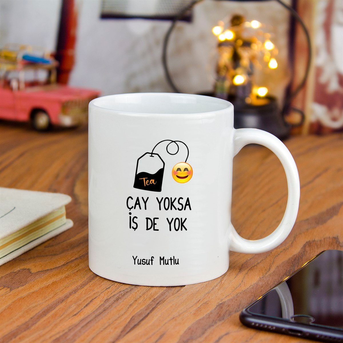 İsme Özel Çaykolik Temalı Kupa Bardak