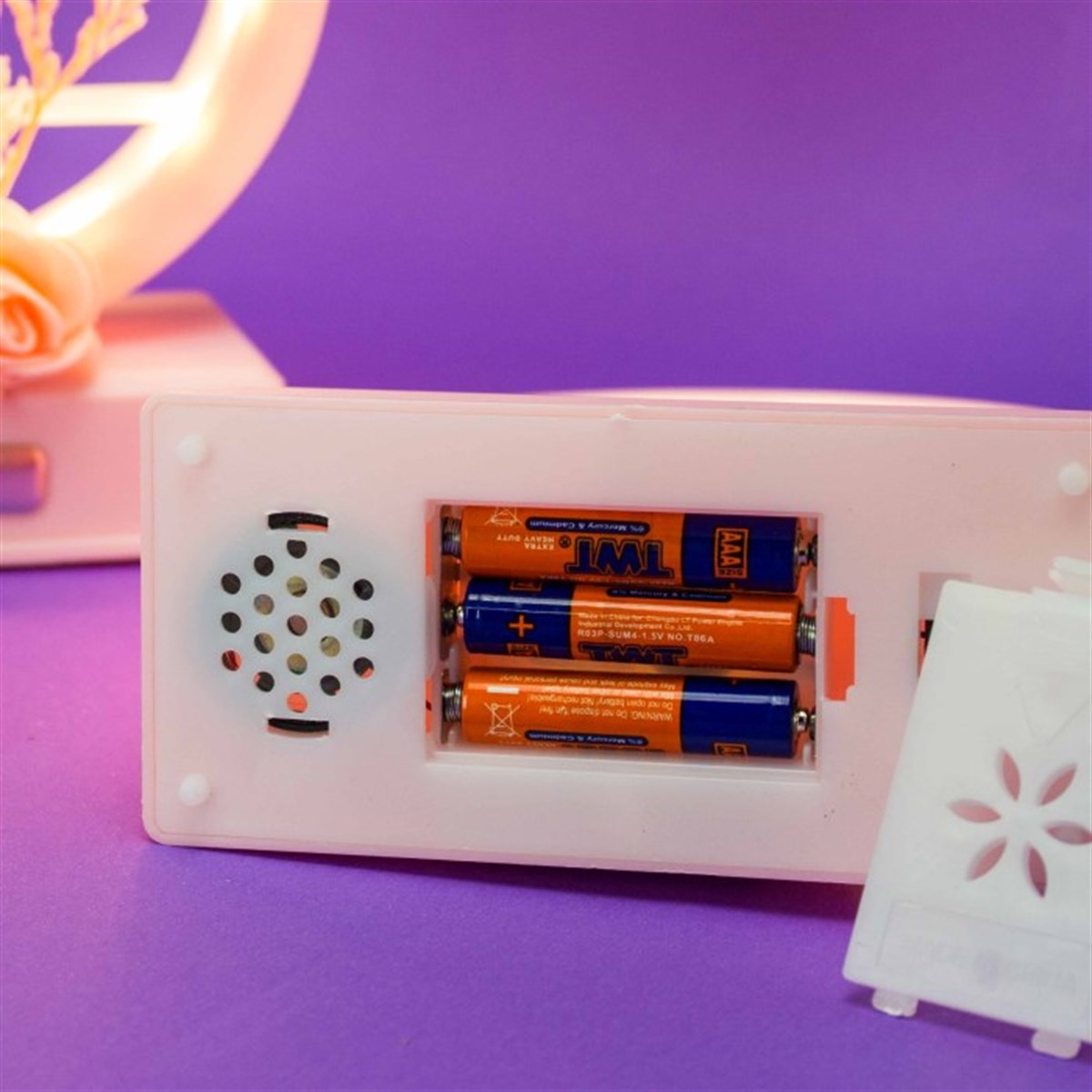 İsme Özel Çemberli Unicorn Temalı Müzikli Işıklı Biblo