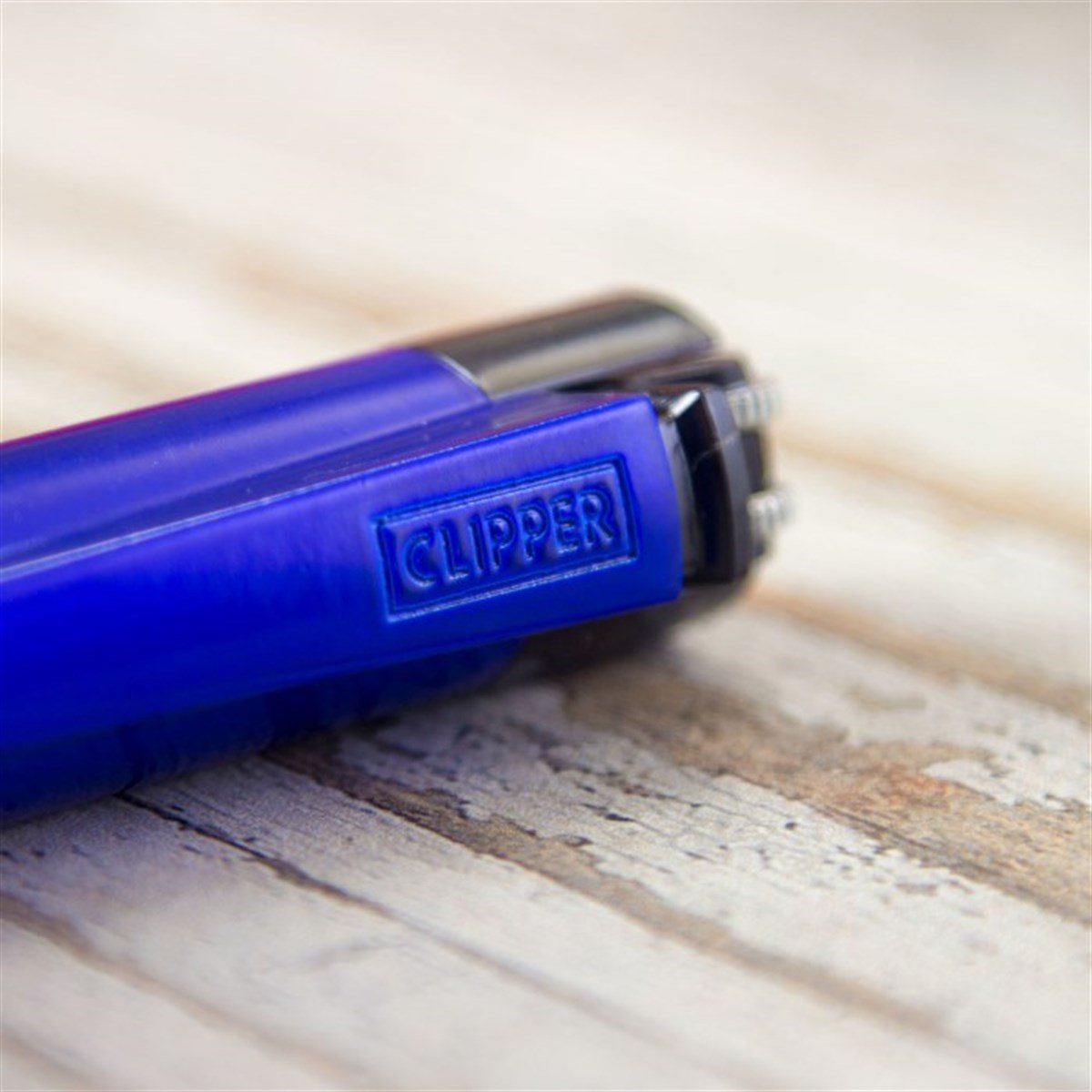 İsme Özel Clipper Marka Metal Çakmak Lacivert