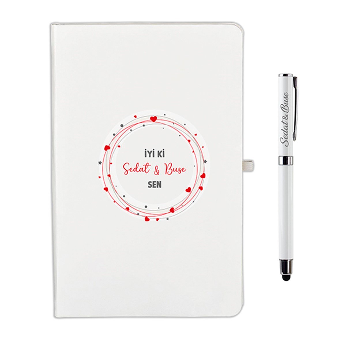 İsme Özel Defter Kalem Seti - İyi Ki Sen Temalı