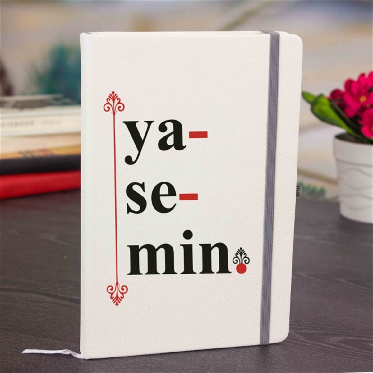 İsme Özel Defter Kalem ve Kupa Bardak Seti - İsme Hece