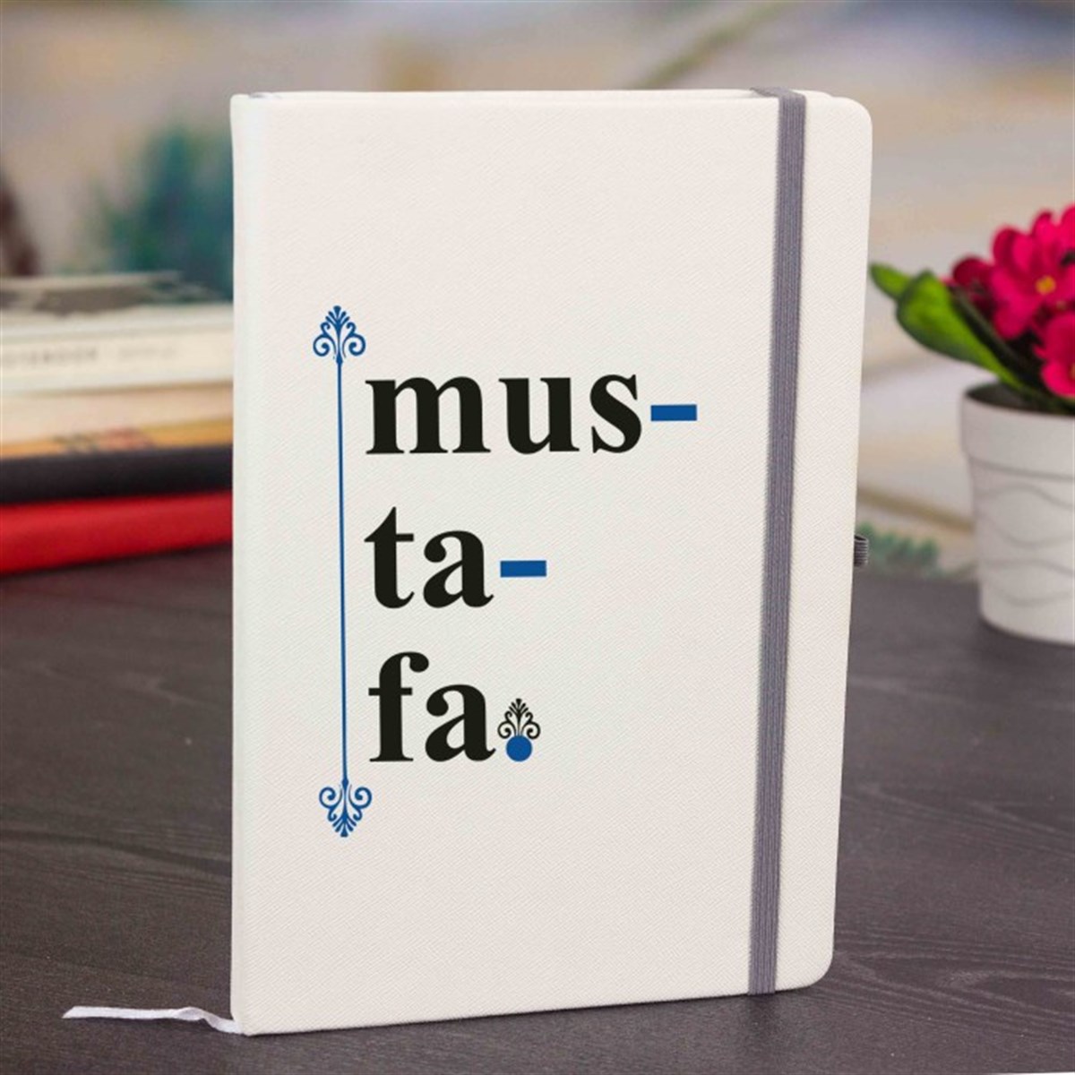 İsme Özel Defter Kalem ve Kupa Bardak Seti - İsme Hece