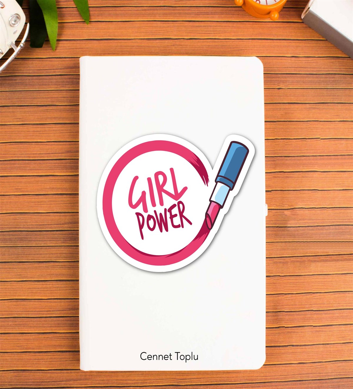 İsme Özel Defter Kupa Bardak Seti - Girl Power Temalı