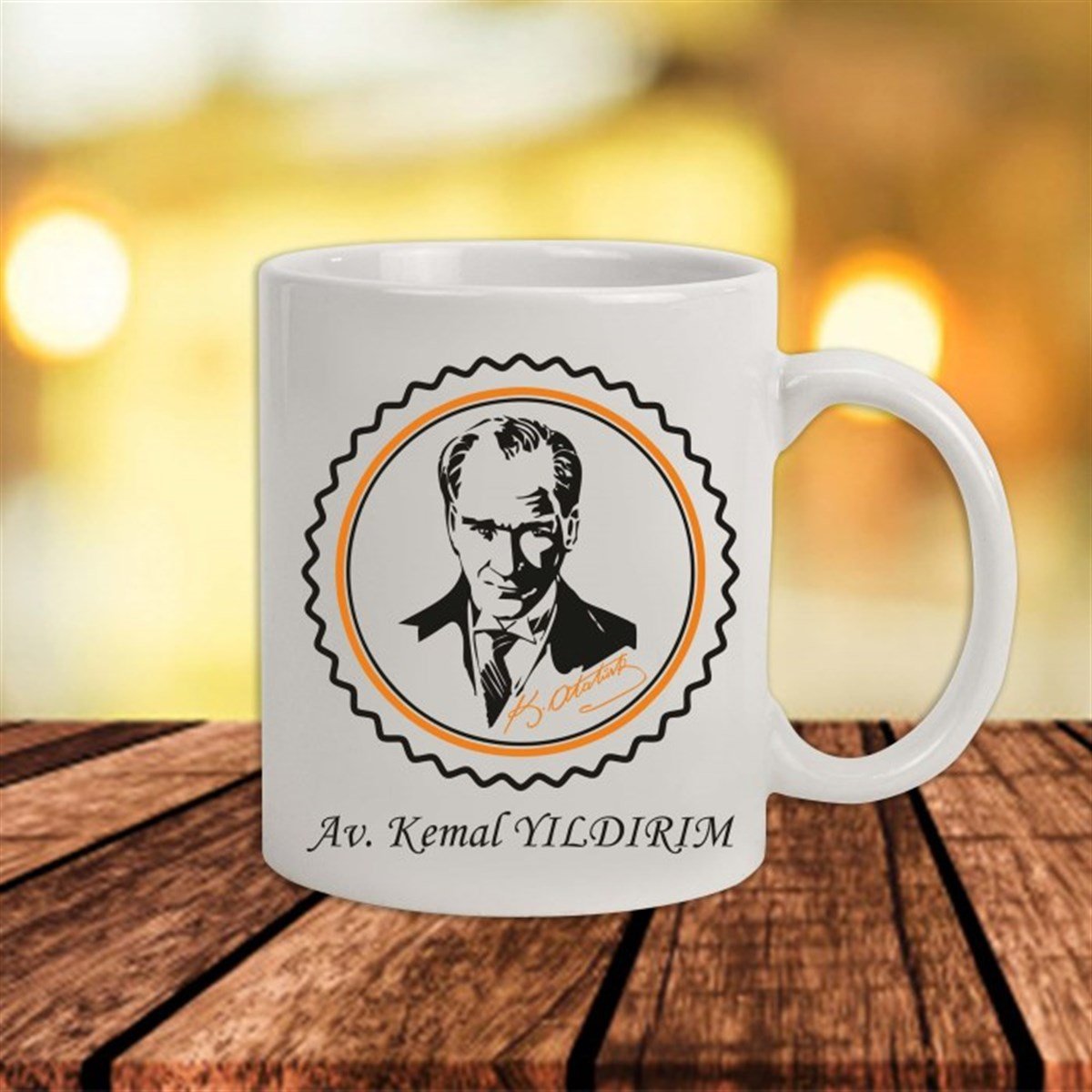 İsme Özel Defter ve Kupa Bardak Seti - K. Atatürk M5