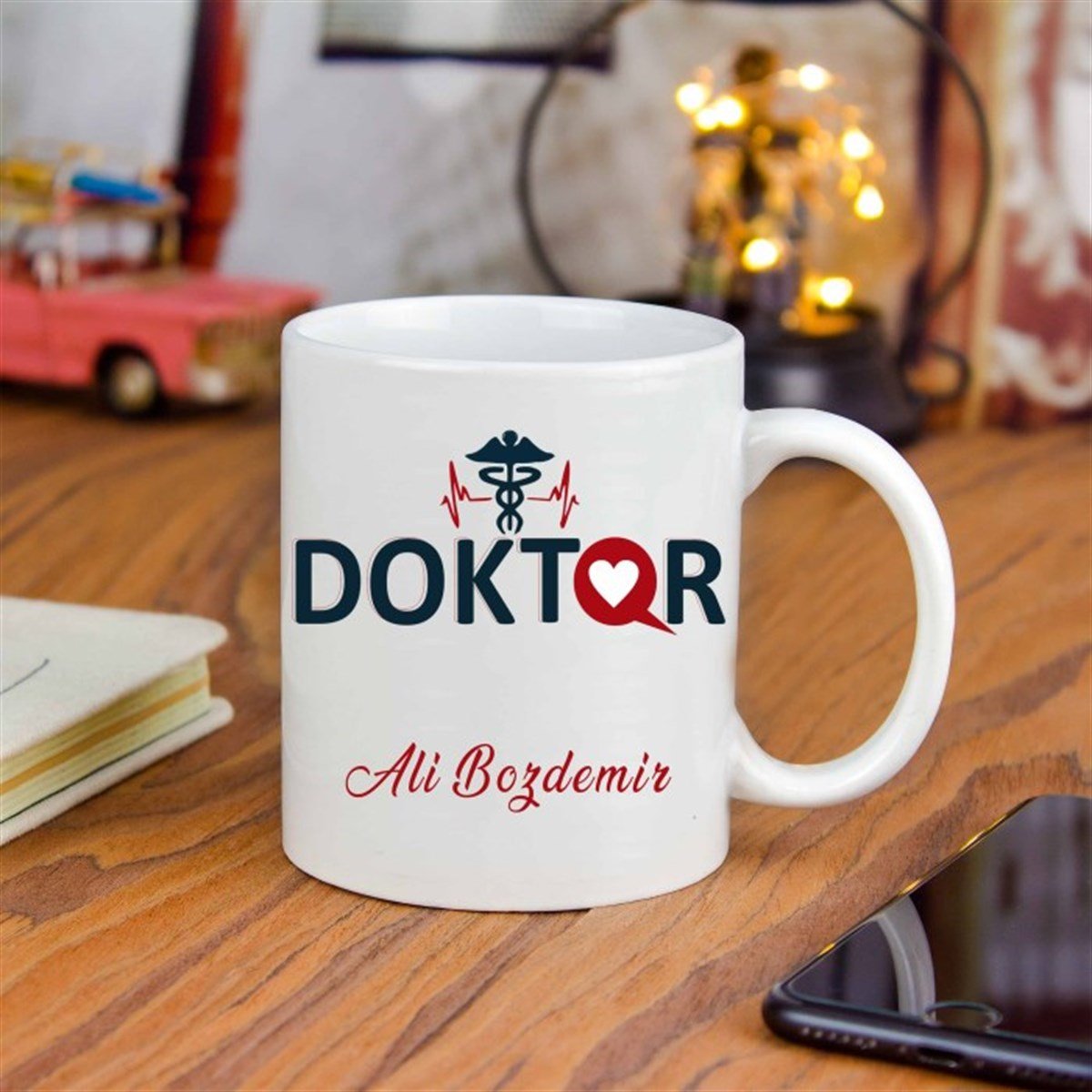 İsme Özel Doktor Temalı Kupa Bardak