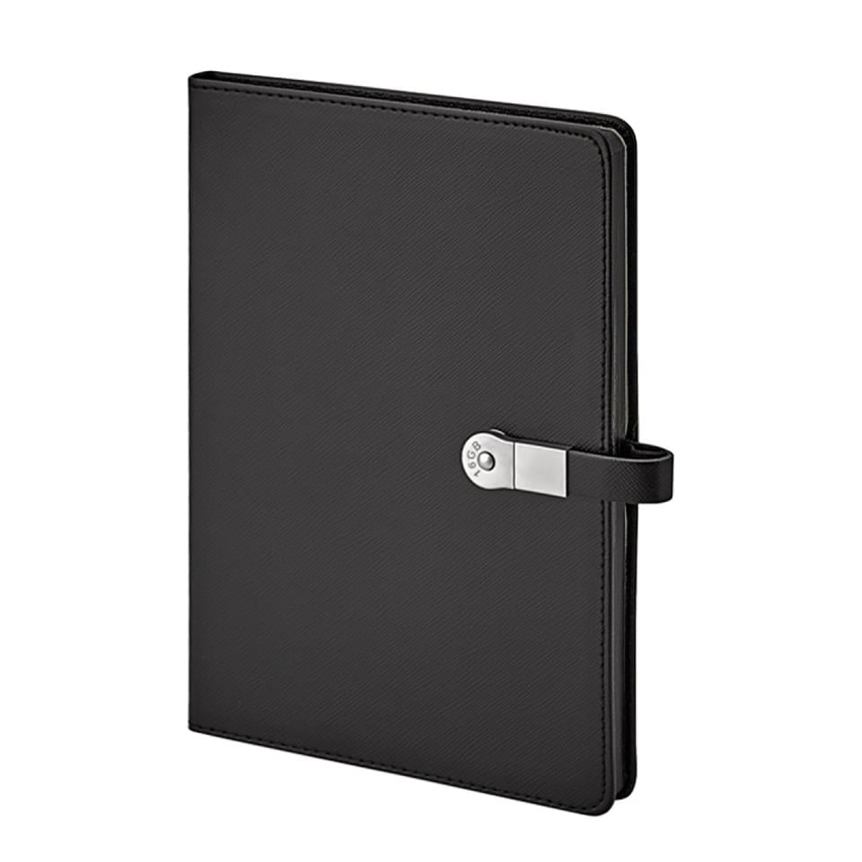 İsme Özel Elegant Usb'li Defter Termos Bardak Tükenmez Kalem Ayna ve Çikolata Hediye Kutusu