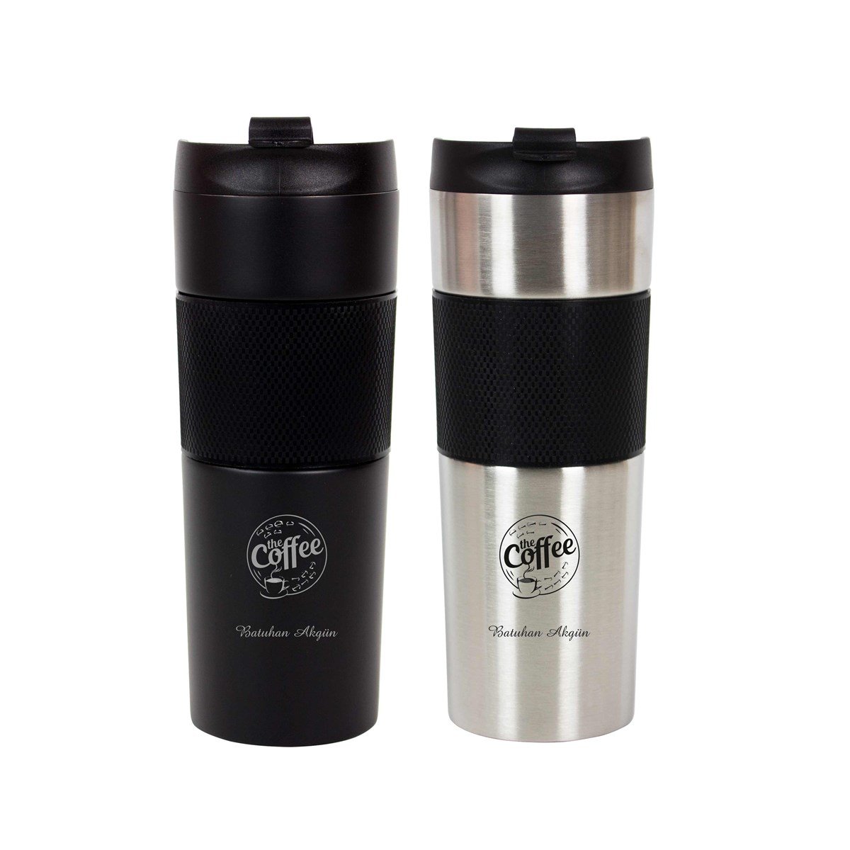 İsme Özel French Press Çelik Termos 500 ML​