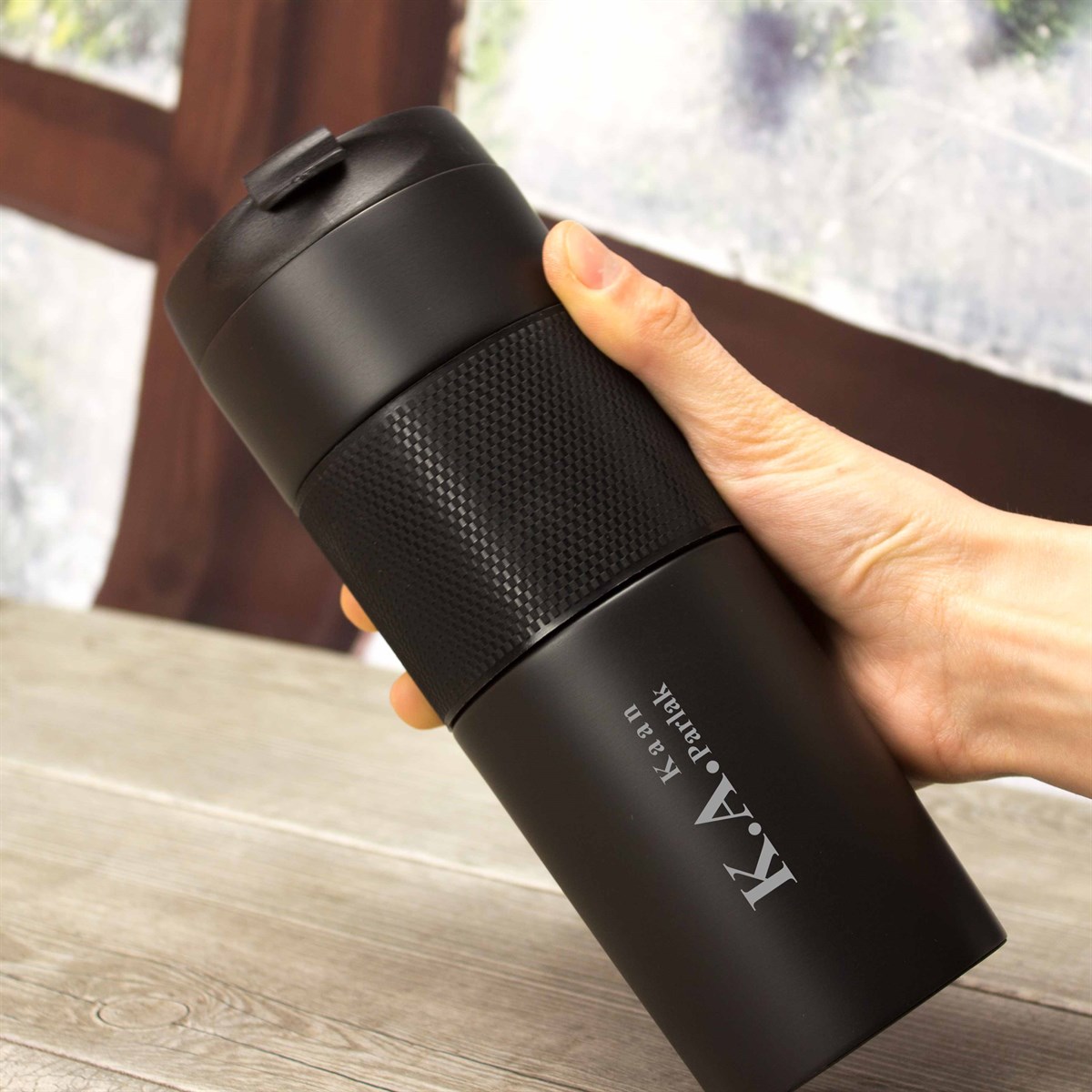 İsme Özel French Press Çelik Termos 500 ML​ - Harfli İsim