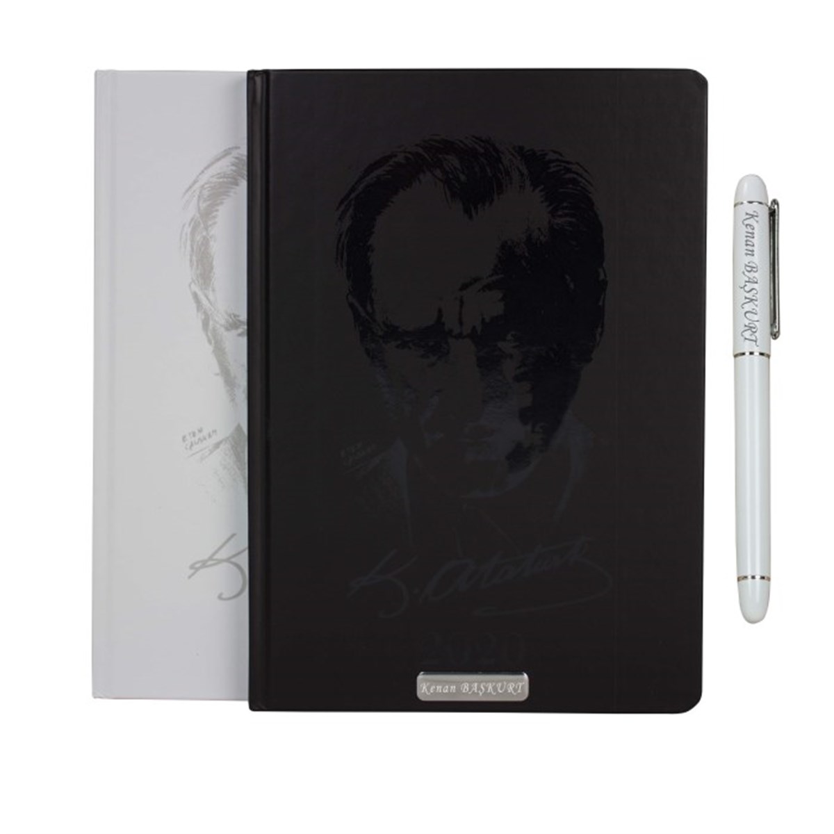 İsme Özel K. Atatürk Temalı Ajanda ve Roler Kalem Seti​