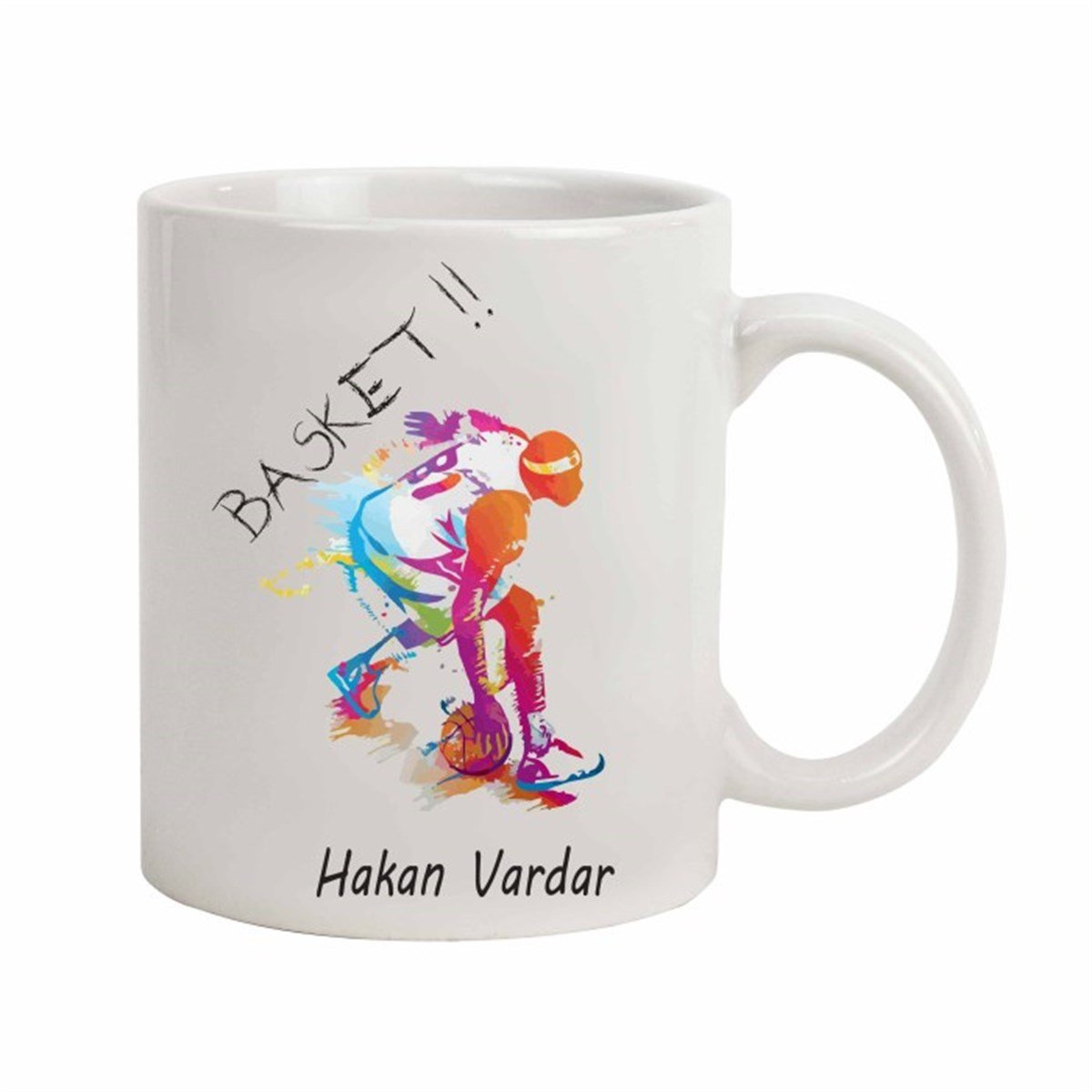 İsme Özel Kupa Bardak - Basket