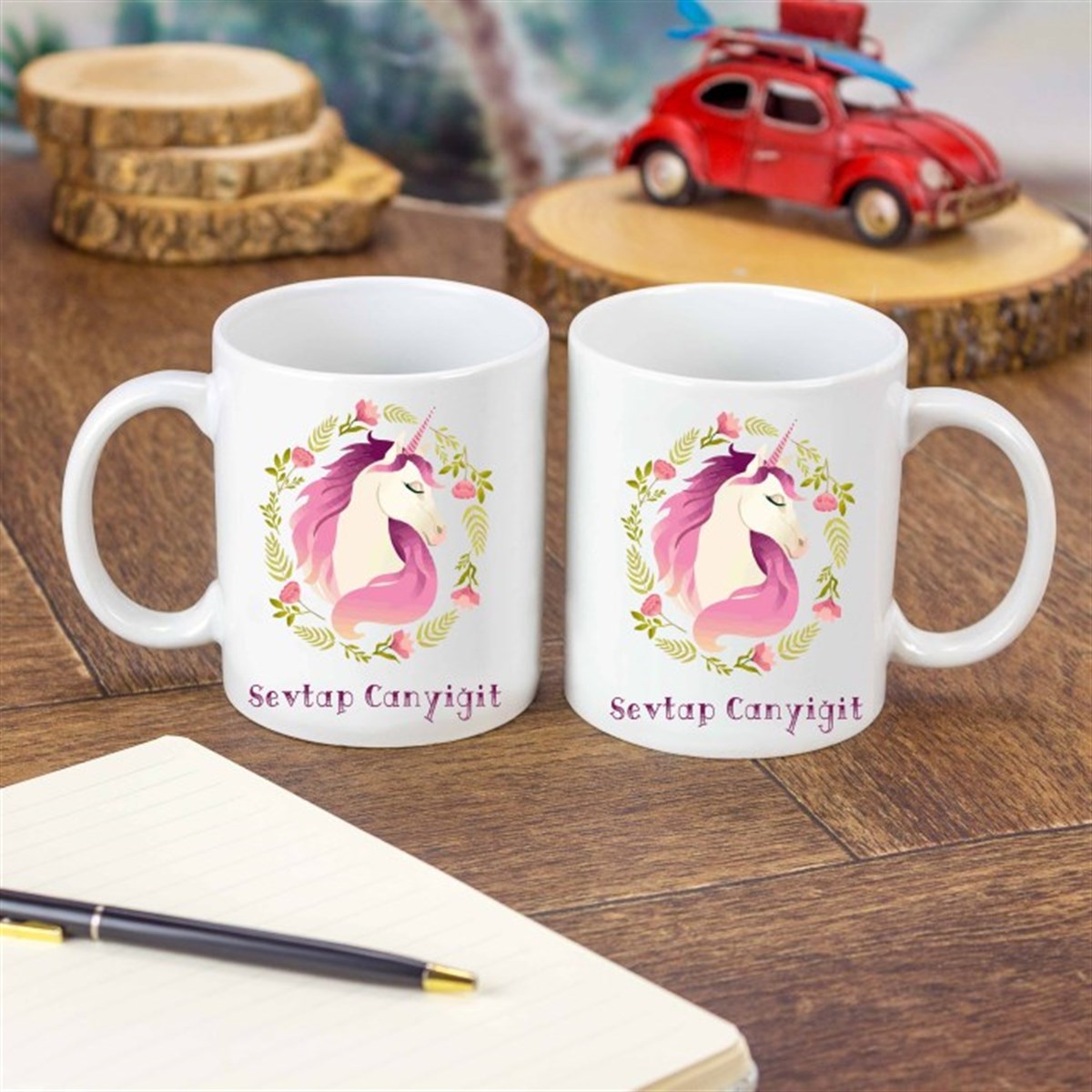 İsme Özel Kupa Bardak - Unicorn