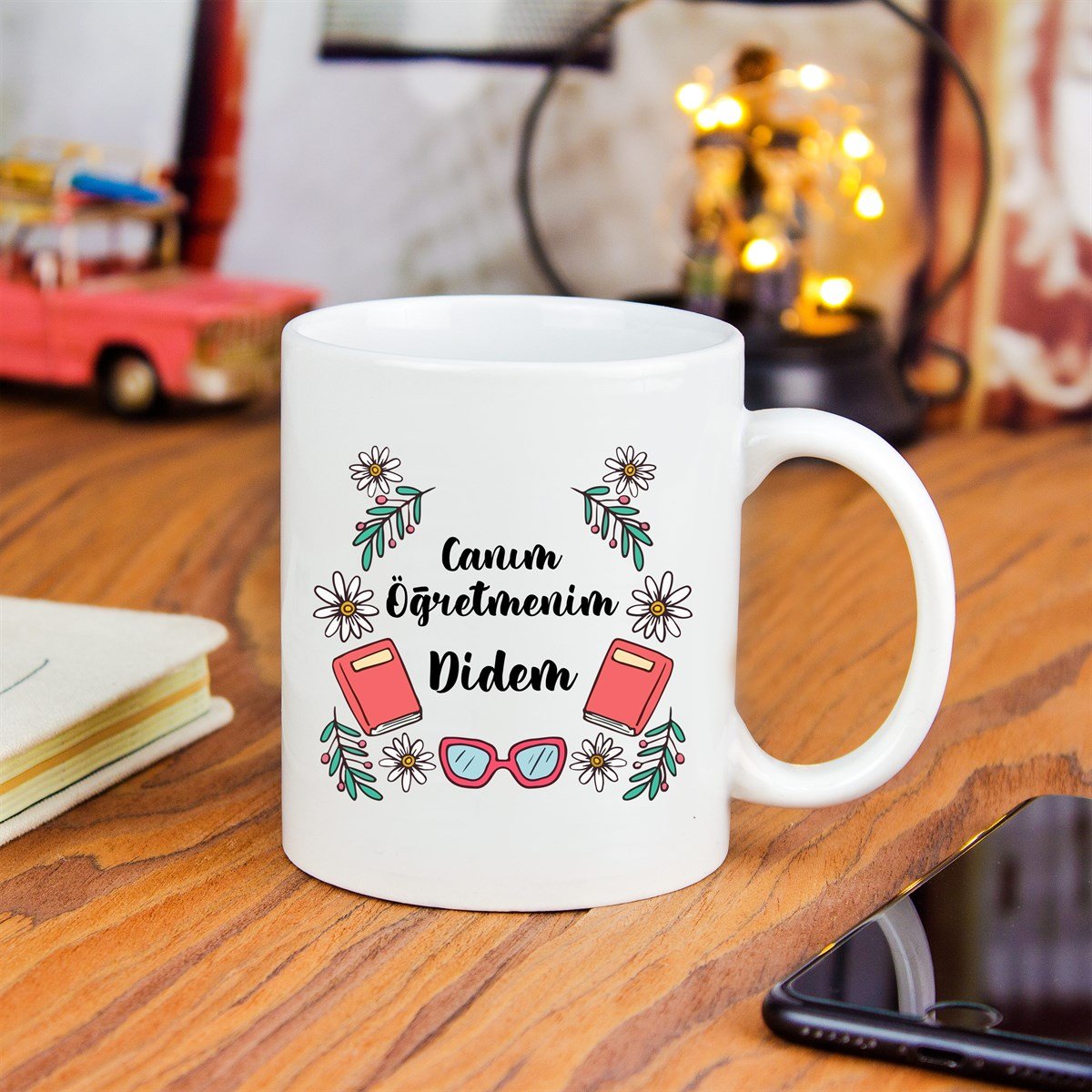 İsme Özel Kupa Bardak - Canım Öğretmenim