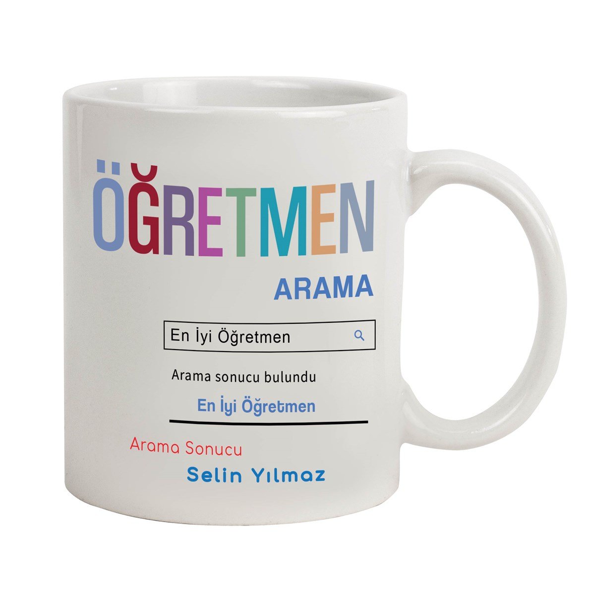 İsme Özel Kupa Bardak-Google En İyi Öğretmen