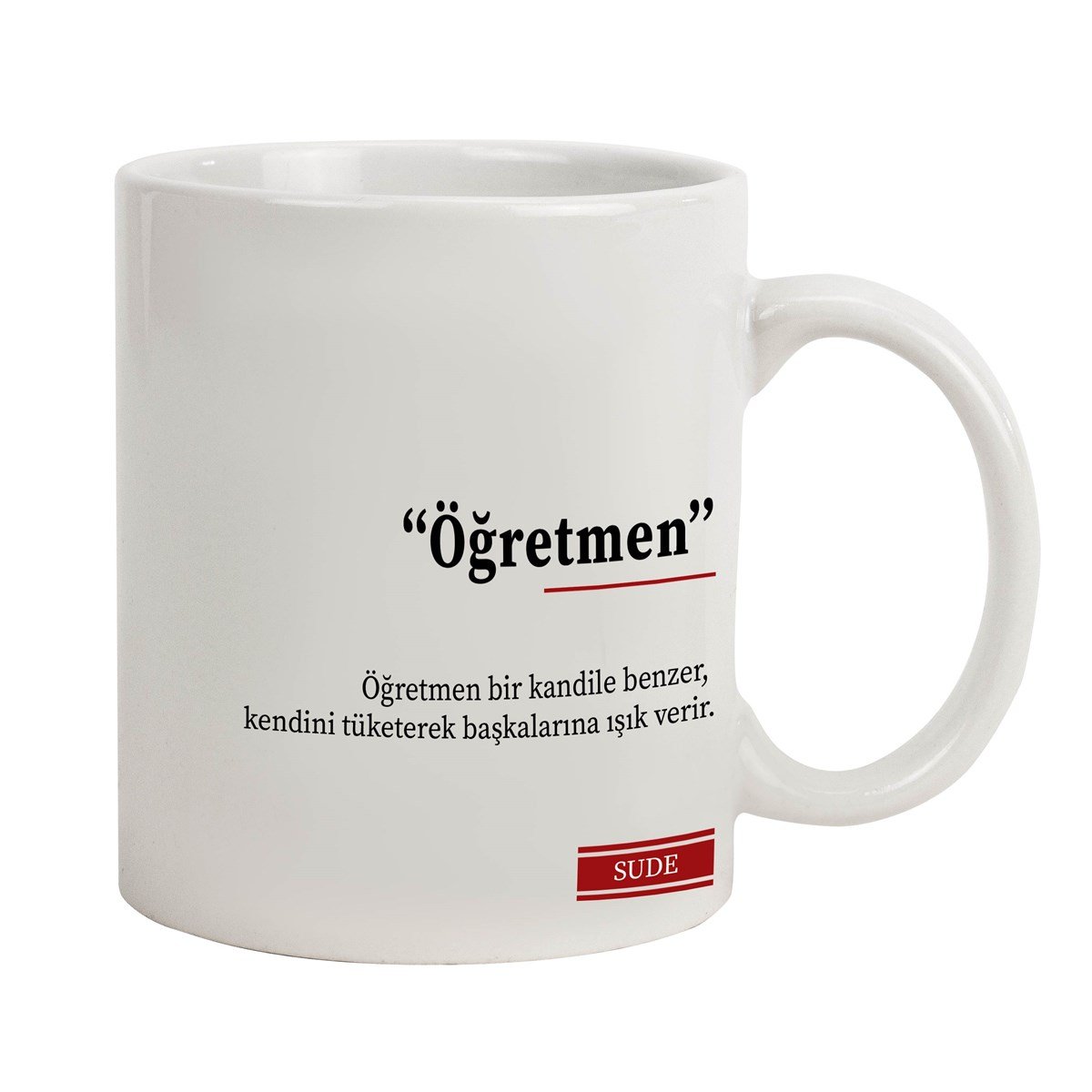 İsme Özel Kupa Bardak-Öğretmenin Tanımı