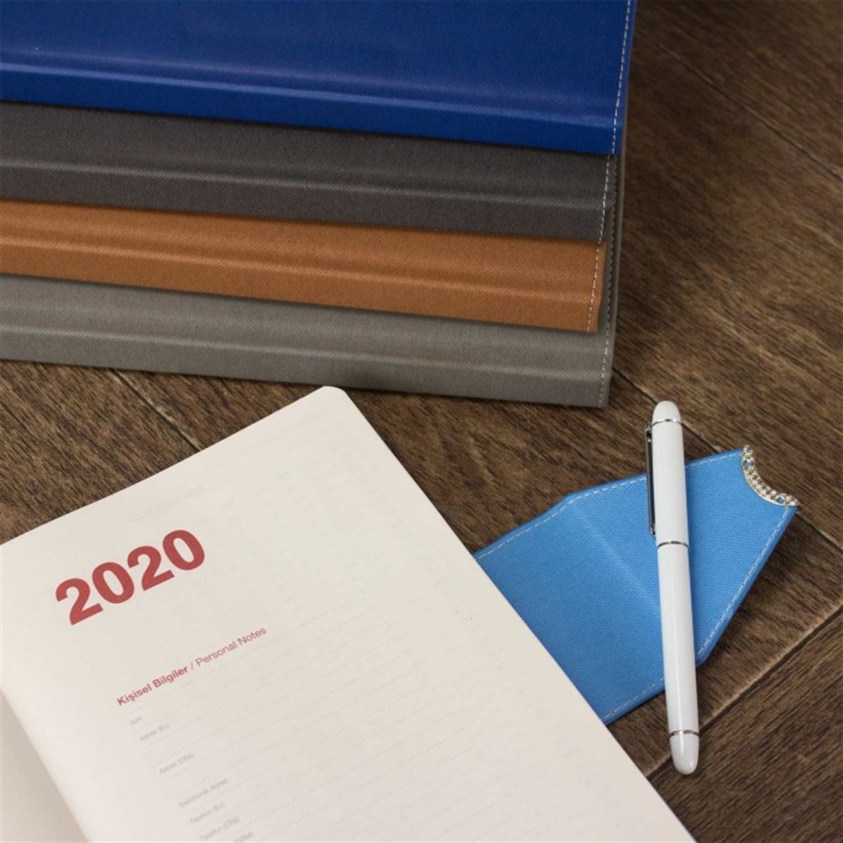 İsme Özel Lüx 2020 Ajanda ve Kalem Seti