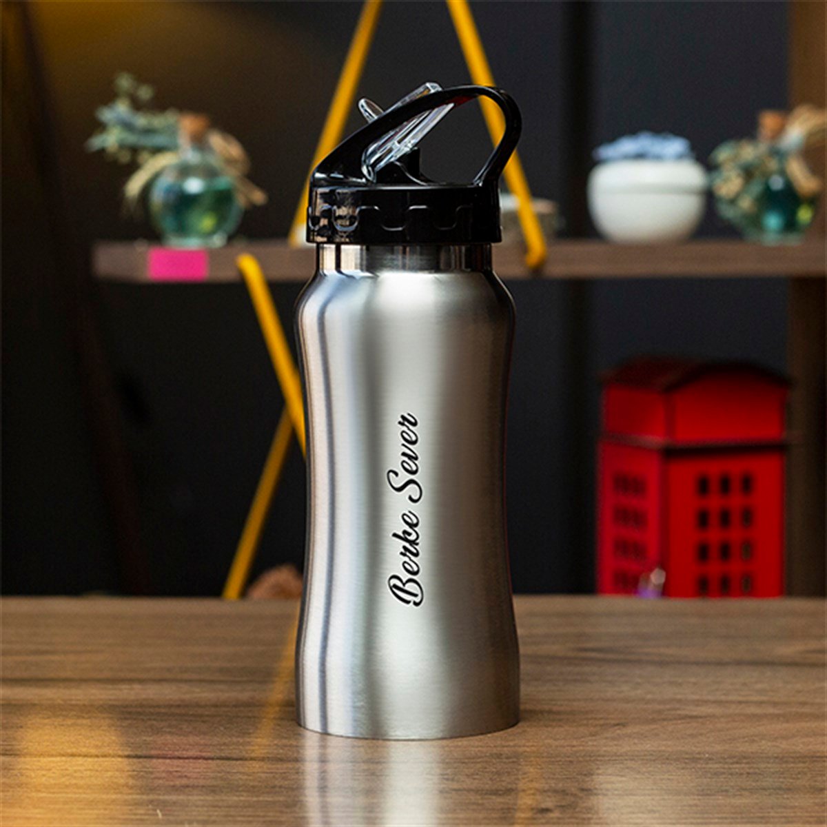 İsme Özel Lüx Çelik Matara - 500 ML