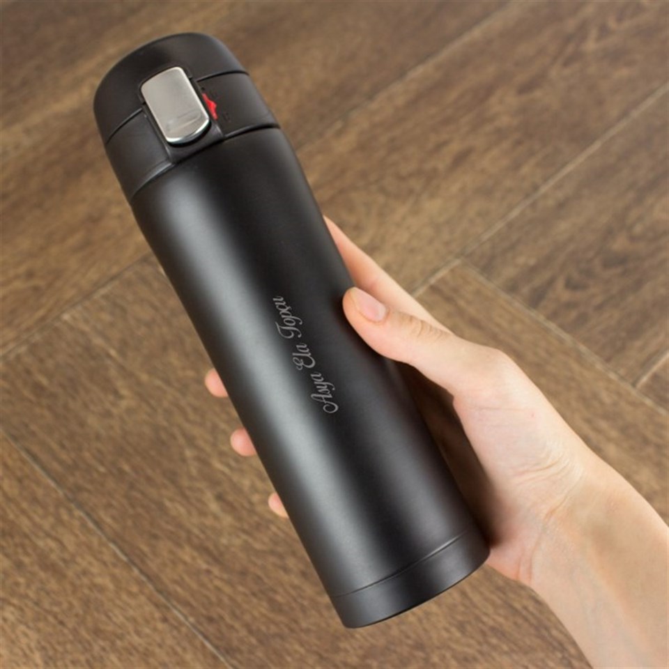 İsme Özel Lüx Çelik Termos 450 ML