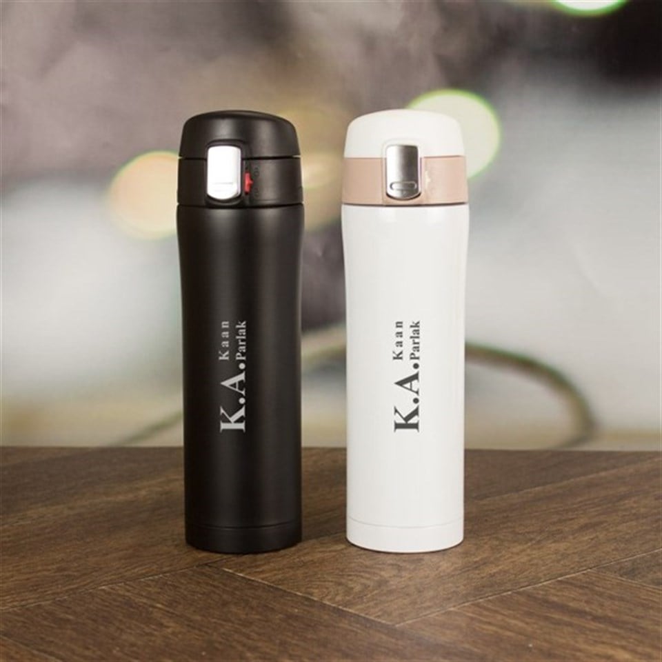 İsme Özel Lüx Çelik Termos 450 ML M2
