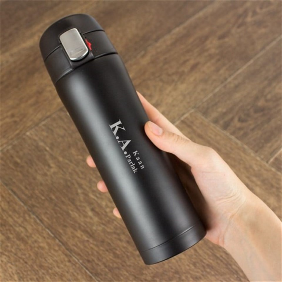 İsme Özel Lüx Çelik Termos 450 ML M2