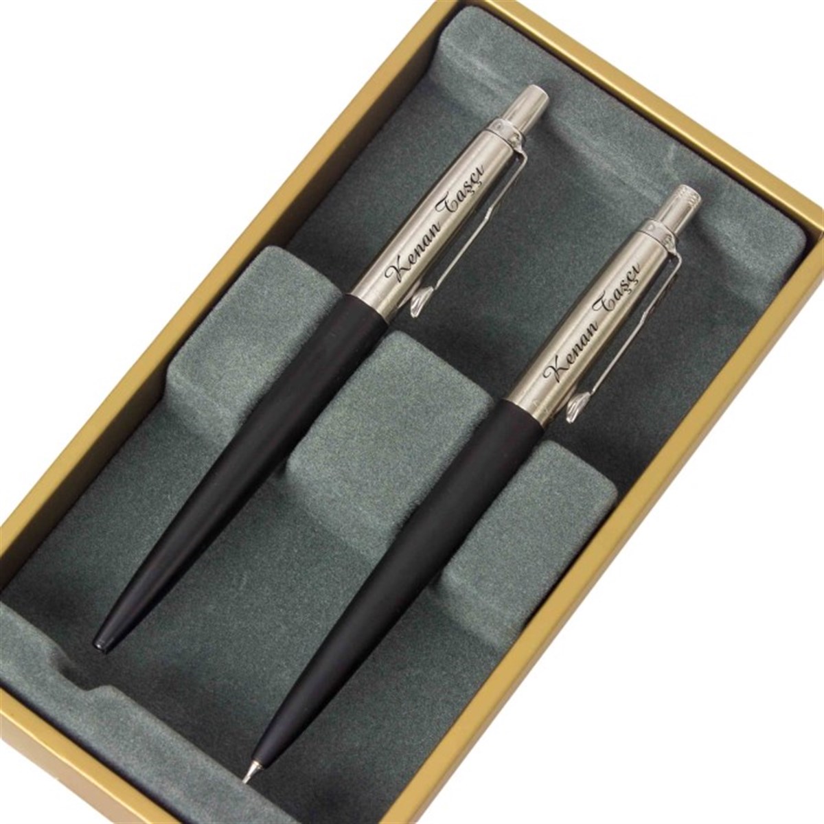 İsme Özel Parker Metal Exclusive Versatil ve Tükenmez Kalem Seti