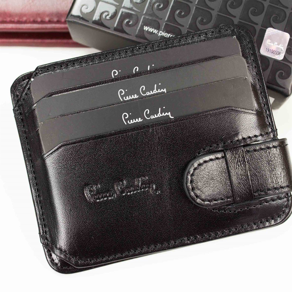 İsme Özel Pierre Cardin Deri Cüzdan Kalem ve Anahtarlık Seti P510
