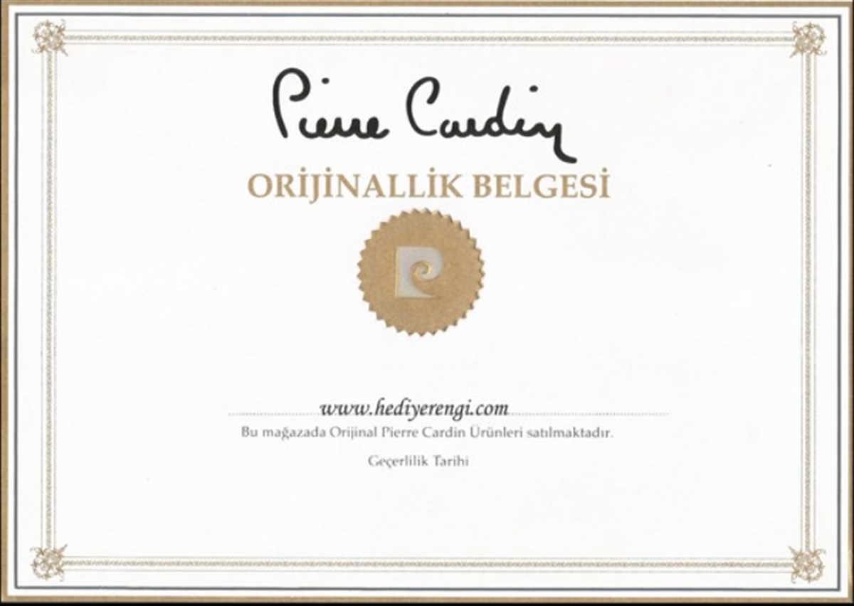 İsme Özel Pierre Cardin Flother Unisex Deri Spor Kartlık Bordo P088B