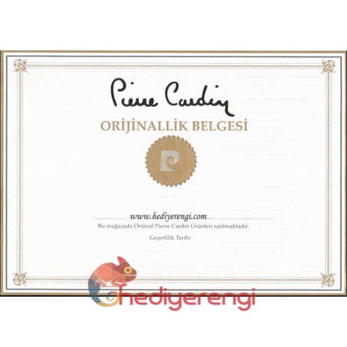 İsme Özel Pierre Cardin Pasaportluk Kahverengi P1261