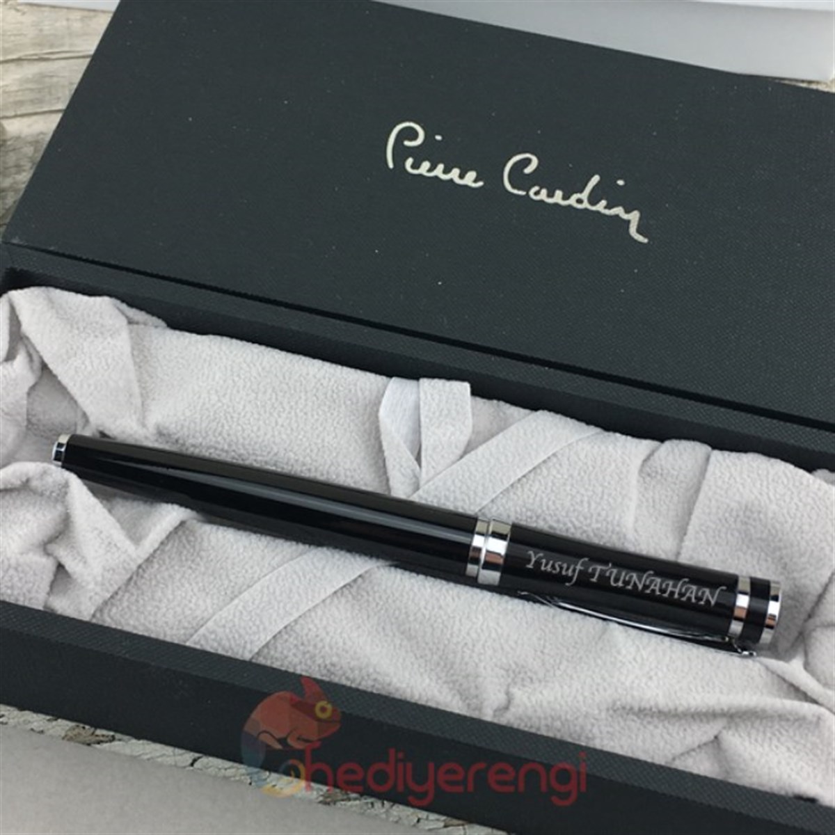 İsme Özel Pierre Cardin Roller İmza Kalemi Siyah143