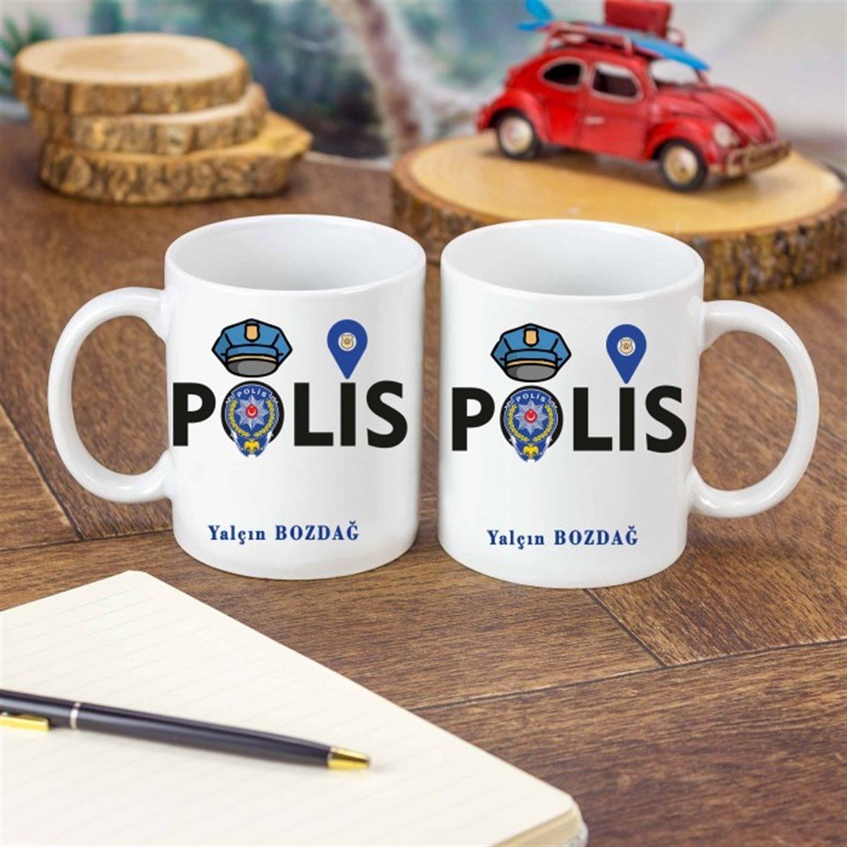 İsme Özel Polis Temalı Kupa Bardak M2