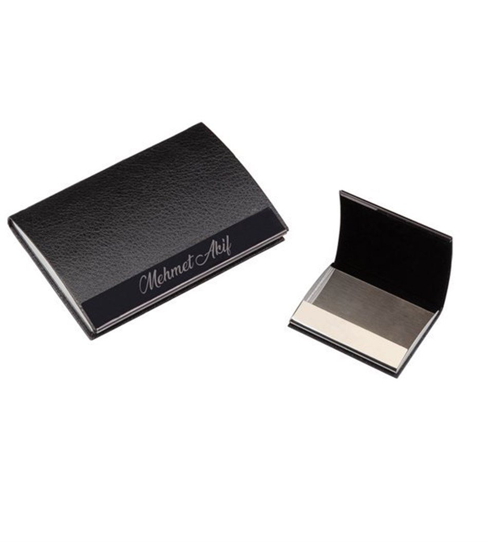 İsme Özel Premium Defter Kristal İsimlik Kartvizitlik ve Anahtarlık Hediye Kutusu