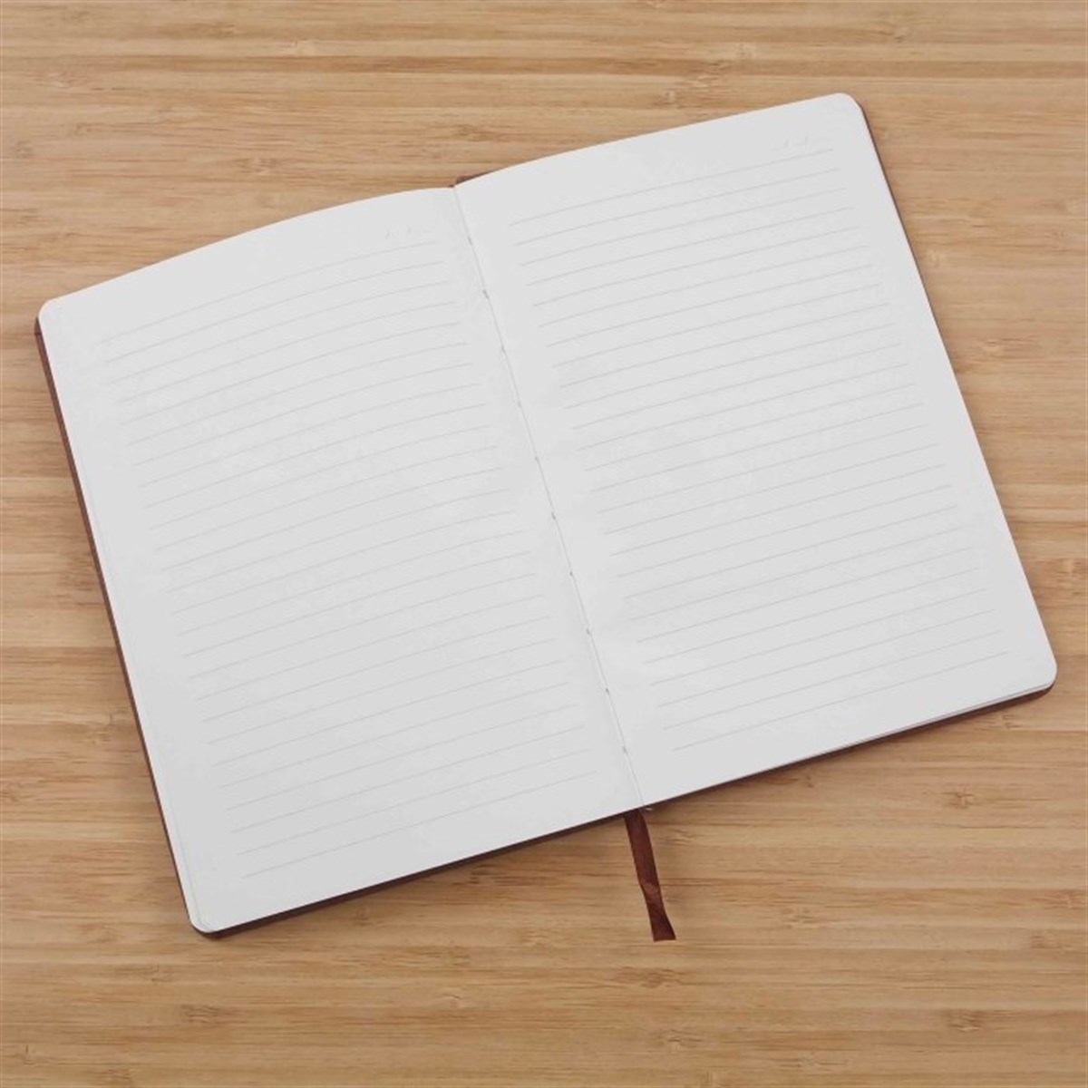 İsme Özel Premium Defter ve Kalem Seti Kahverengi