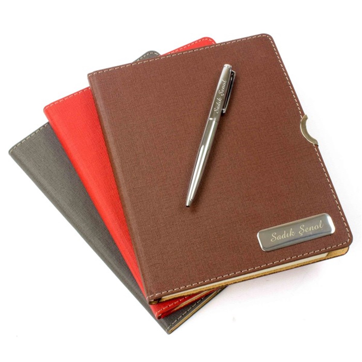 İsme Özel Premium Defter ve Tükenmez Kalem Seti 