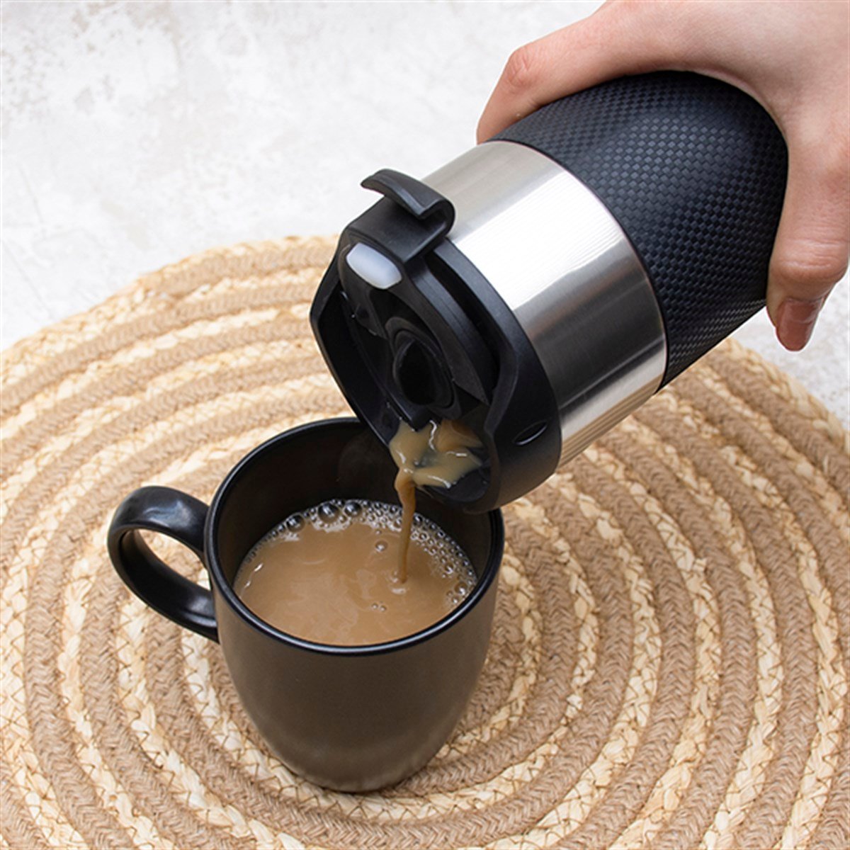 İsme Özel Premium French Press Çelik Termos 500 ML M2