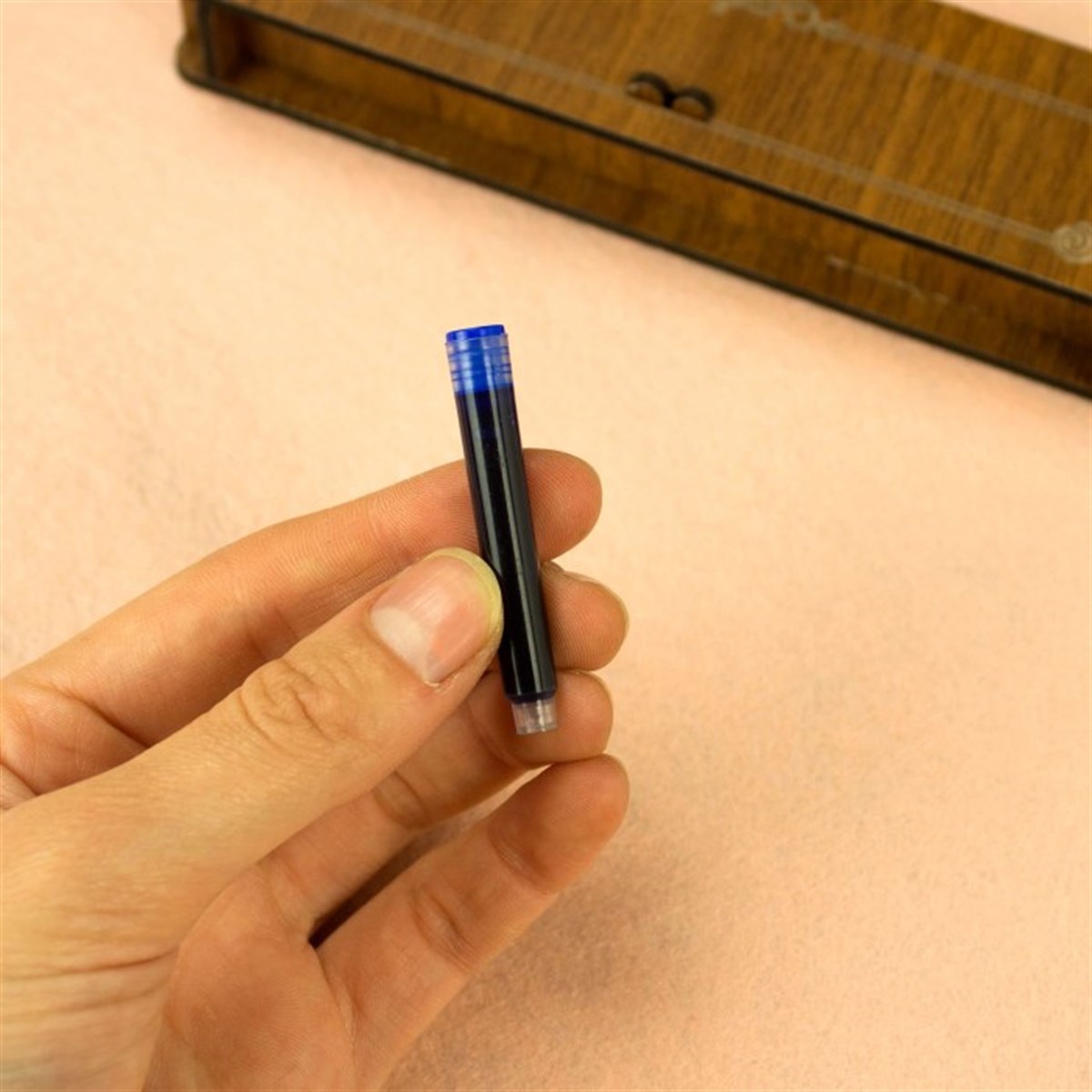 İsme Özel Premium Metal Dolma Kalem Ahşap Kutulu Siyah